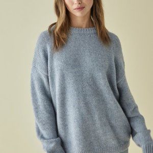 REFORMATION Jour Oversized Crew Sweater